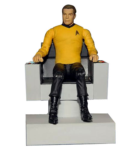 【クリックでお店のこの商品のページへ】スタートレック オリジナルシリーズ カーク船長 船長席 通常版 アクションフィギュア 単品[ダイアモンドセレクト]《在庫切れ》STAR TREK The Original Series ： Action Figure - Captain’s Chair / Captain Kirk In Chair