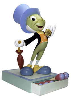 【クリックで詳細表示】ピノキオ ジミニー・クリケット キャラクタースタチュー[マスターレプリカ]《在庫切れ》Walt Disney Showcase Collection - Character Statuette： Pinocchio - Jiminy Cricket
