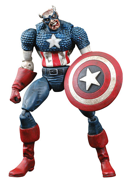【クリックで詳細表示】マーベル・ゾンビーズ キャプテン・アメリカ アクションフィギュア カートン[ダイアモンドセレクト][ダイアモンドセレクト]《仮予約》Marvel Select - Action Figure：Marvel Zombies - Captain America
