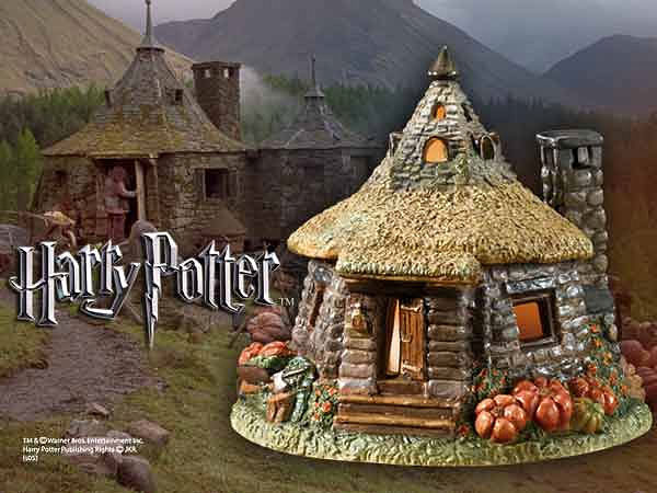 【クリックでお店のこの商品のページへ】ハリー・ポッター Hagrid’s Cottage Candle Holder 完成品フィギュア[Noble Collection]《在庫切れ》