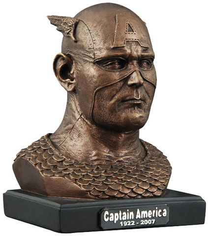 【クリックで詳細表示】マーベル コメモラティブ・バスト キャプテン・アメリカ[ダイアモンドセレクト]《仮予約》Marvel - Commemorative Bust：Captain America