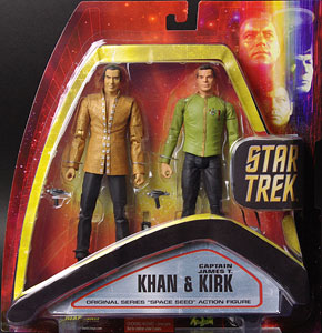 【クリックで詳細表示】スタートレック カーク＆カーン アクションフィギュア 2個パック 単品[ダイアモンドセレクト]《在庫切れ》Star Trek The Original Series - Action Figure Two-Pack： Kirk ＆ Khan (Space Seed)