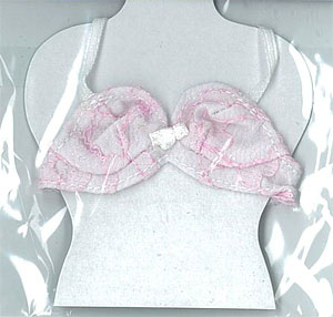 【クリックで詳細表示】レースアップブラ ピンク(ドール用衣装)[アゾン]《取り寄せ※暫定》