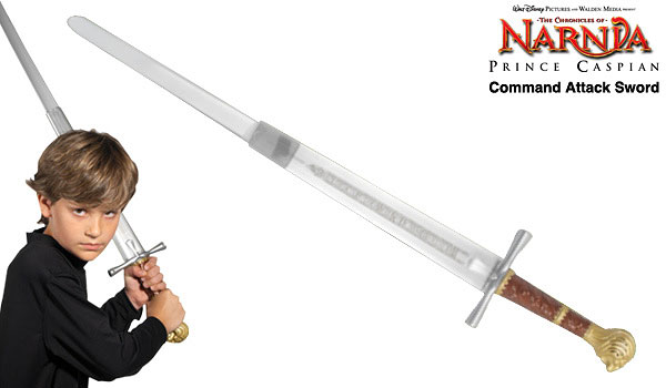 【クリックでお店のこの商品のページへ】ナルニア国物語 第2章 ロールプレイ コマンド・アタック・ソード 単品[プレイ・アロング]《在庫切れ》The Chronicles Of Narnia / Prince Caspian - Role Play： Command Attack Sword