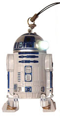 【クリックでお店のこの商品のページへ】スター・ウォーズ R2-D2 ボールチェーン＆ストラップ・LEDライト付(再販)[ハートアートコレクション]《在庫切れ》