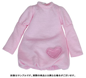 【クリックで詳細表示】23cm用ウエア 23ハートPKワンピース ピンク(ドール用衣装)[アゾン]《在庫切れ》