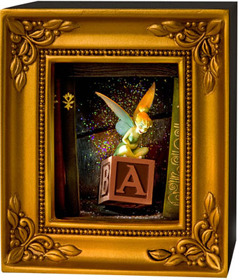 【クリックで詳細表示】ギャラリー・オブ・ライト ピーターパン ティンカー・ベル 額縁型スタチュー 単品(再販)[エネスコ]《在庫切れ》Gallery Of Light - Peter Pan： Tinker Bell (Pixie Laughter)