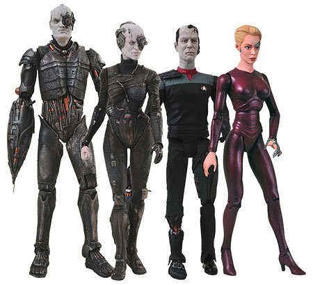 【クリックで詳細表示】スタートレック ボーグ アクションフィギュア シリーズ1 アソート カートン(同梱不可品)[ダイアモンドセレクト]《在庫切れ》Star Trek Borg - Action Figure Series 1 (Assortment)