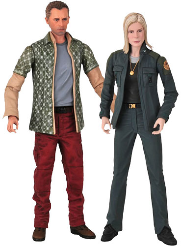 【クリックで詳細表示】バトルスター・ギャラクティカ アクションフィギュア レオベン＆スターバック ツーパック 単品[ダイアモンドセレクト]《在庫切れ》Battlestar Galactica - Action Figure Two-Pack： Leoben ＆ Starbuck