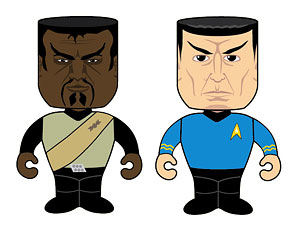 【クリックで詳細表示】ナドニックス スタートレック スポック ＆ クリンゴン 2体セット 単品[ファンコ]《在庫切れ》Nodniks - Star Trek： Spock ＆ Klingon