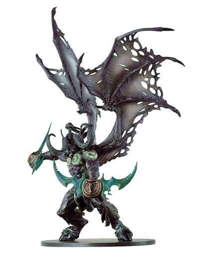 【クリックで詳細表示】ワールド・オブ・ウォークラフト デラックスアクションフィギュア イリダン(デーモンフォーム) 単品[DCダイレクト]《在庫切れ》World Of Warcraft - Deluxe Action Figure： Illidan (Demon Form)