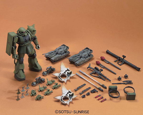 【クリックで詳細表示】HGUC 機動戦士ガンダム 1/144 ザク地上戦セット プラモデル[バンダイ]《在庫切れ》