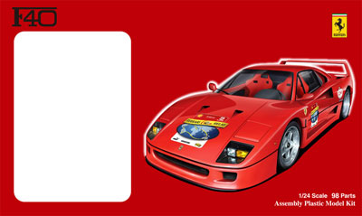 【クリックで詳細表示】プラモデル 1/24 フェラーリF40 60周年デカール付 [フジミ模型]《発売済・取り寄せ※暫定》
