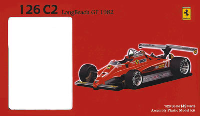 【クリックで詳細表示】プラモデル 1/20 フェラーリ126C2 1982 ロングビーチ [フジミ模型]《取り寄せ※暫定》