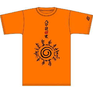 【クリックでお店のこの商品のページへ】NARUTO -ナルト- 八卦の封印式Tシャツ/オレンジ-S(再販)[コスパ]《在庫切れ》