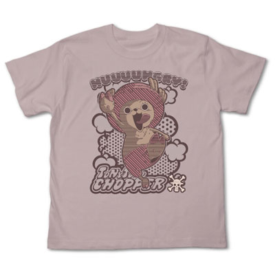 【クリックで詳細表示】From TV animation ワンピース わたあめ大好きチョッパーTシャツ/モーブ-L[コスパ]《在庫切れ》