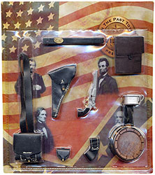 【クリックでお店のこの商品のページへ】パストトイズ ミリタリー 1/6スケール アメリカ南北戦争 南軍 装備セットA (ドール用衣装)[パストトイズ]《在庫切れ》Past Toys Military - Accessory： Confederate Leather Set A