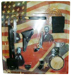 【クリックで詳細表示】パストトイズ ミリタリー 1/6スケール アメリカ南北戦争 南軍 装備セットB (ドール用衣装)[パストトイズ]《在庫切れ》Past Toys Military - Accessory： Confederate Leather Set B