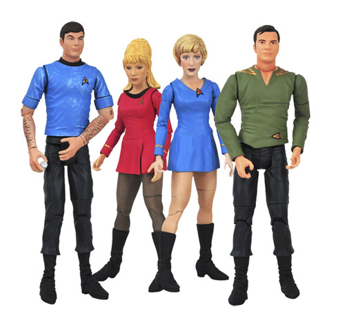 【クリックでお店のこの商品のページへ】スタートレック オリジナルシリーズ アクションフィギュア シリーズ5 4体セット[ダイアモンドセレクト]《在庫切れ》Star Trek The Original Series - Action Figure Series 5
