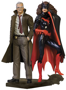 【クリックでお店のこの商品のページへ】DC バットマンファミリー 第3弾 バットウーマン＆ゴードン本部長 スタチュー 単品[DCダイレクト]《在庫切れ》DC - Statue： Batwoman ＆ Commissioner Gordon (Batman Family Part 3)