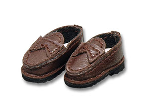 【クリックで詳細表示】23cmローファー(ブラウン)(ドール用衣装)[アゾン]《発売済・取り寄せ※暫定》