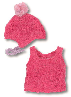 【クリックで詳細表示】PN ニットベストset(ピンク)(ドール用衣装)[アゾン]《在庫切れ》