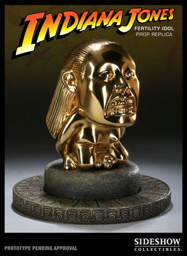 【クリックでお店のこの商品のページへ】インディ・ジョーンズ チャチャポヤン神殿の黄金像 プロップレプリカ 単品[サイドショウ]《在庫切れ》Indiana Jones - Prop Replica： Fertility Idol