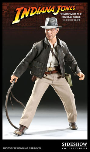 【クリックで詳細表示】インディ・ジョーンズ(クリスタル・スカルの王国 版) 通常版 12インチアクションフィギュア 単品[サイドショウ]《在庫切れ》Indiana Jones - 12 Inch Action Figure： Indiana Jones (Kingdom Of The Crystal Skull)