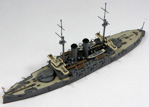 【クリックで詳細表示】CPMシリーズ 塗装済完成品 1/700 日本海軍戦艦 三笠[ピットロード]《在庫切れ》