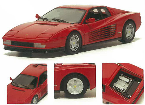 【クリックで詳細表示】アイドロン 1/43 ハンドメイド モデルカー フェラーリ テスタロッサ 1989 後期型(最終型) レッド[メイクアップ]《取り寄せ※暫定》ハンドメイド モデルカー
