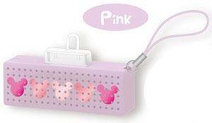 【クリックで詳細表示】ディズニー ミューポッズ スピーカーストラップ(iPod) ピンク[タカラトミーアーツ]《取り寄せ※暫定》