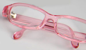 【クリックで詳細表示】1/3スケール メガネ Lサイズ ピンク(ドール用小物)[オビツ製作所]《在庫切れ》