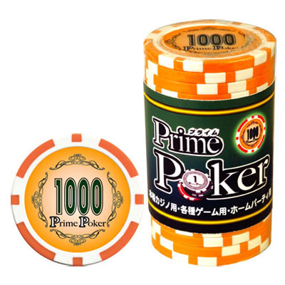 【クリックで詳細表示】プライムポーカー チップ (1000) 20枚セット[ジーピー]《在庫切れ》