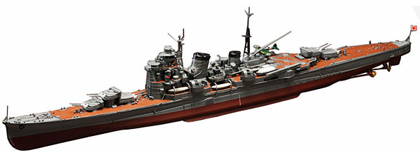 【クリックで詳細表示】プラモデル 1/350 アイアンクラッド 重巡洋艦 那智 1943[アオシマ]《在庫切れ》