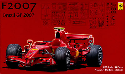 【クリックで詳細表示】プラモデル グランプリシリーズ No.11 1/20 フェラーリ F1 2007 ブラジルグランプリ(通常版)[フジミ模型]《取り寄せ※暫定》