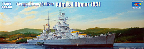 【クリックで詳細表示】1/350 ドイツ海軍重巡洋艦 アドミラル・ヒッパー プラモデル(再販)[トランペッターモデル]《取り寄せ※暫定》
