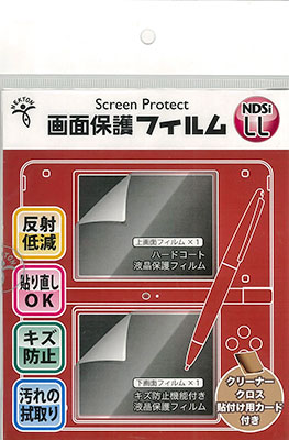 【クリックで詳細表示】DSi LL専用 画面保護フィルム[ユニオンテクノス]《在庫切れ》