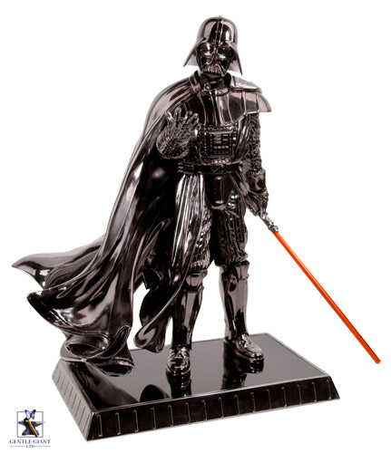 【クリックでお店のこの商品のページへ】スター・ウォーズ スタチュー ダース・ベイダー クローム＆ライトアップ版[ジェントル・ジャイアント]《在庫切れ》Star Wars - Statue ： Darth Vader (Chrome ＆ Light-Up Exclusive)