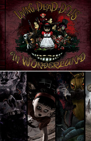 【クリックでお店のこの商品のページへ】リビング・デッド・ドールズ アリス・イン・ワンダーランド 写真集 限定版(書籍)[メズコ]《在庫切れ》Living Dead Dolls - Alice In Wonderland： Book (Limited Edition)