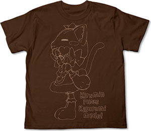 【クリックで詳細表示】あにゃまる探偵 キルミンずぅ キルミンモードTシャツ/ダークブラウン-XL[コスパ]《在庫切れ》