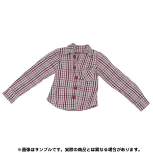 【クリックで詳細表示】ピュアニーモサイズ スナッティーキャット チェックシャツ ピンクチェック(ドール用衣装)[アゾン]《在庫切れ》