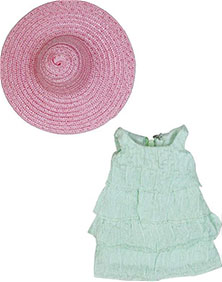 【クリックで詳細表示】ミサキ ボンジュールアウトフィット ピンクハット(ドール用衣装)[アゾン]《在庫切れ》