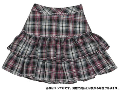 【クリックで詳細表示】ピュアニーモサイズ Angelic Sigh チェックフリルミニスカート ピンクチェック(ドール用衣装)[アゾン]《在庫切れ》