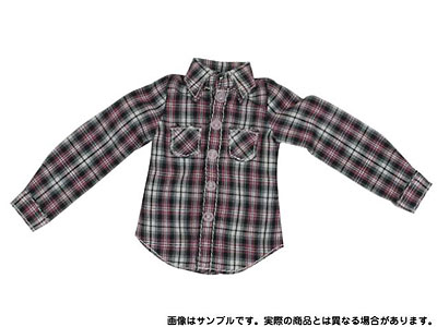 【クリックで詳細表示】ピュアニーモサイズ Angelic Sigh チェックシャツ ピンクチェック(ドール用衣装)[アゾン]《取り寄せ※暫定》