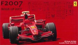 【クリックでお店のこの商品のページへ】プラモデル グランプリシリーズ No.15 1/20 フェラーリ F 2007 イギリスGP[フジミ模型]《取り寄せ※暫定》