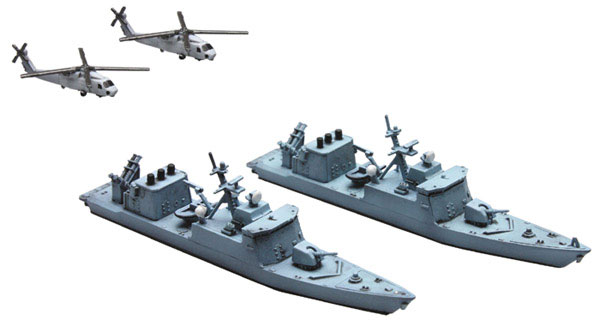 【クリックでお店のこの商品のページへ】プラモデル 1/700 ウォーターライン 海上自衛隊 ミサイル艇 わかたか くまたか[アオシマ]《発売済・取り寄せ※暫定》