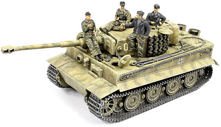 【クリックで詳細表示】プラモデル 1/35 タイガーI 後期型 エース・戦車兵セット(8体入)[タミヤ]《在庫切れ》