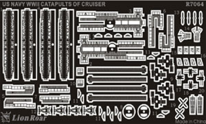 【クリックで詳細表示】ライオンロア 艦船用エッチングパーツ 1/700 WWII 米海軍巡洋艦用カタパルト[ピットロード]《取り寄せ※暫定》