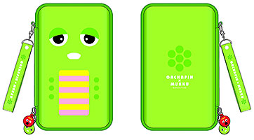 【クリックで詳細表示】DSi LL用 ガチャピン×ムック セミハードケース ガチャピン[サイバーガジェット]《在庫切れ》