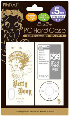 【クリックで詳細表示】ベティ・ブープ 第5世代 iPod nano専用 PCハードケース ホワイト[グルマンディーズ]《在庫切れ》